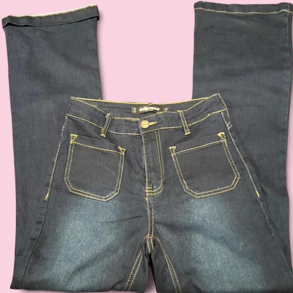 Dollhouse Dark Blue Flare Jeans